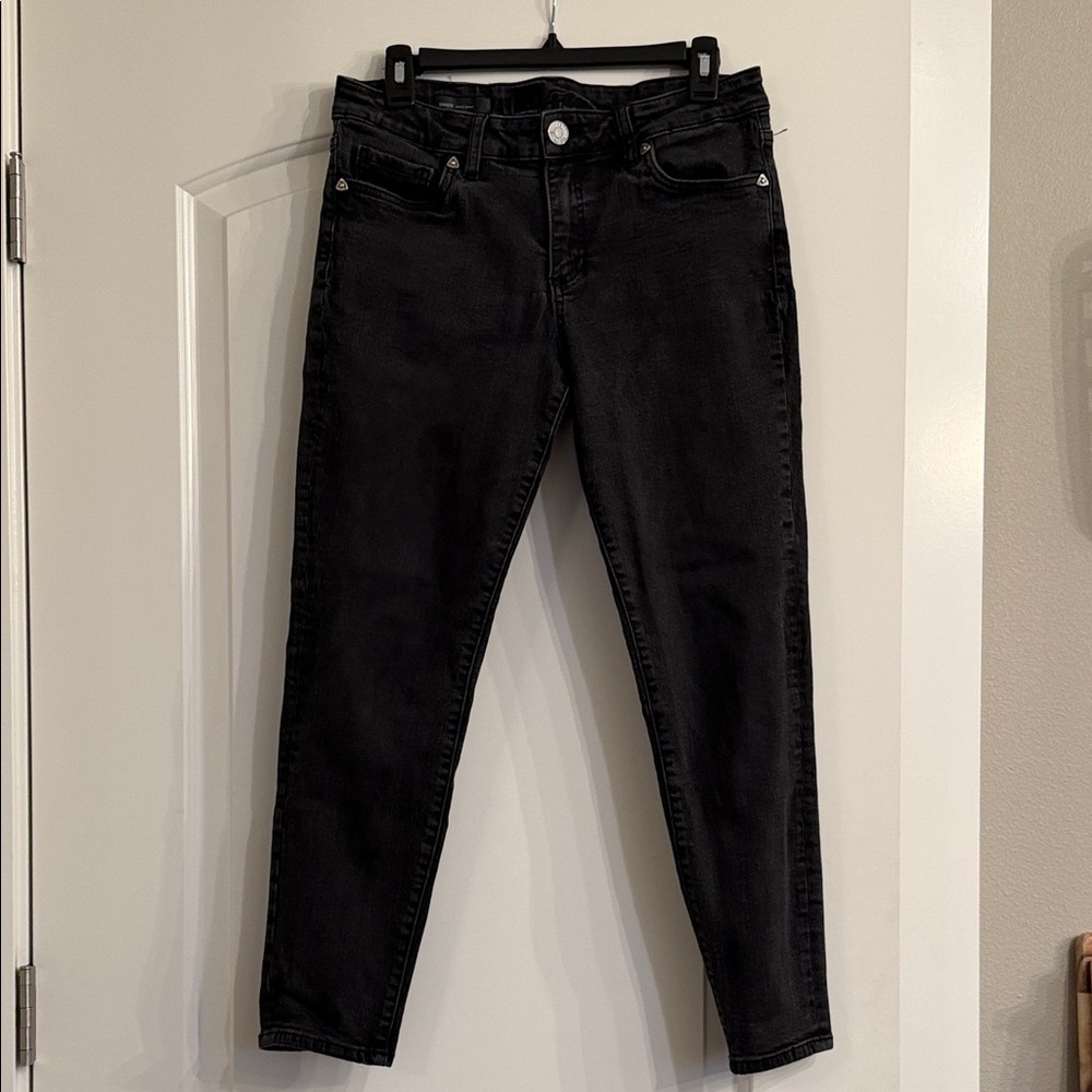 Kut from the Kloth Dakota Ankle Skinny Black Jeans, Size 8